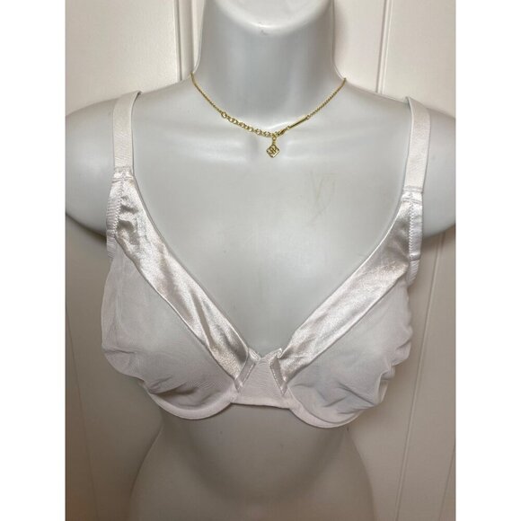 Wingslove See Through Unlined Sheer Lace Bra, Underwire Size 36D - Picture 3 of 7